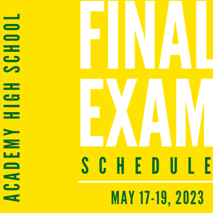  AHS final exam schedule